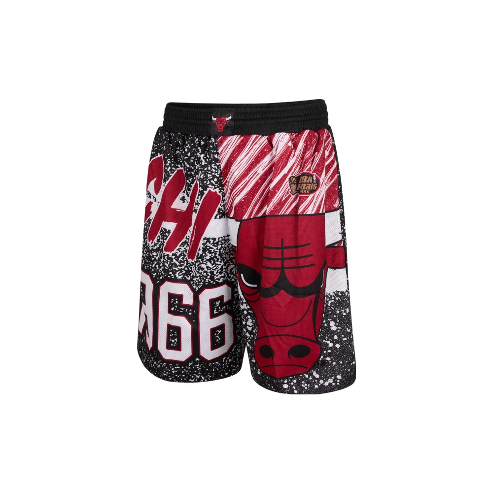 Mitchell&ness男子CHICAGO BULLS Jumbotron Mesh Short针织短裤