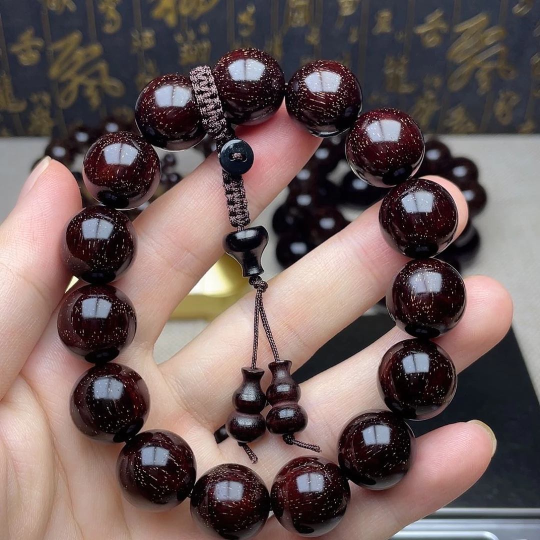 檀香紫檀（小叶紫檀）1.5 15颗 高油密多金星