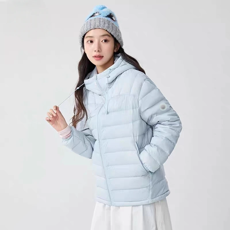 新款2025户外羽绒服时尚连帽保暖男女外套