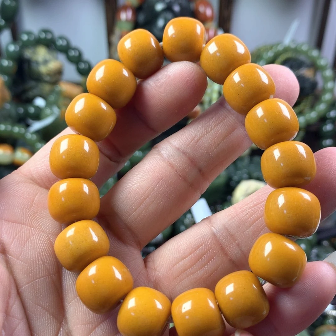 透闪石质玉手链未镶嵌