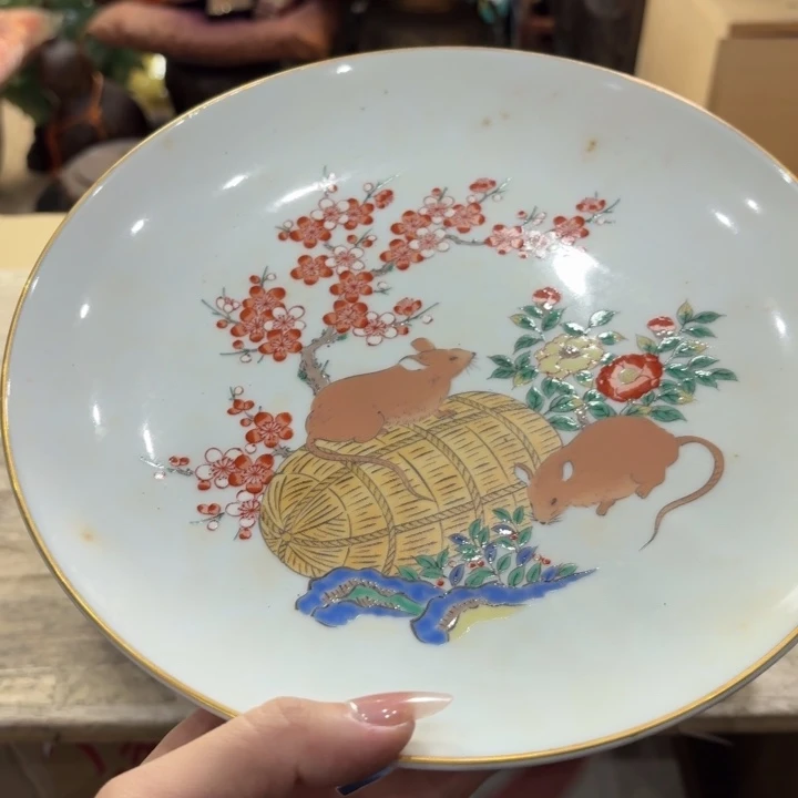 陶瓷古美术置物摆件