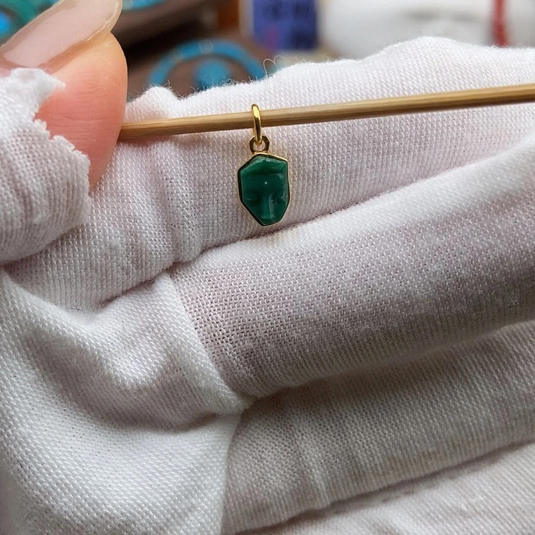 绿松石未镶嵌松石配饰h