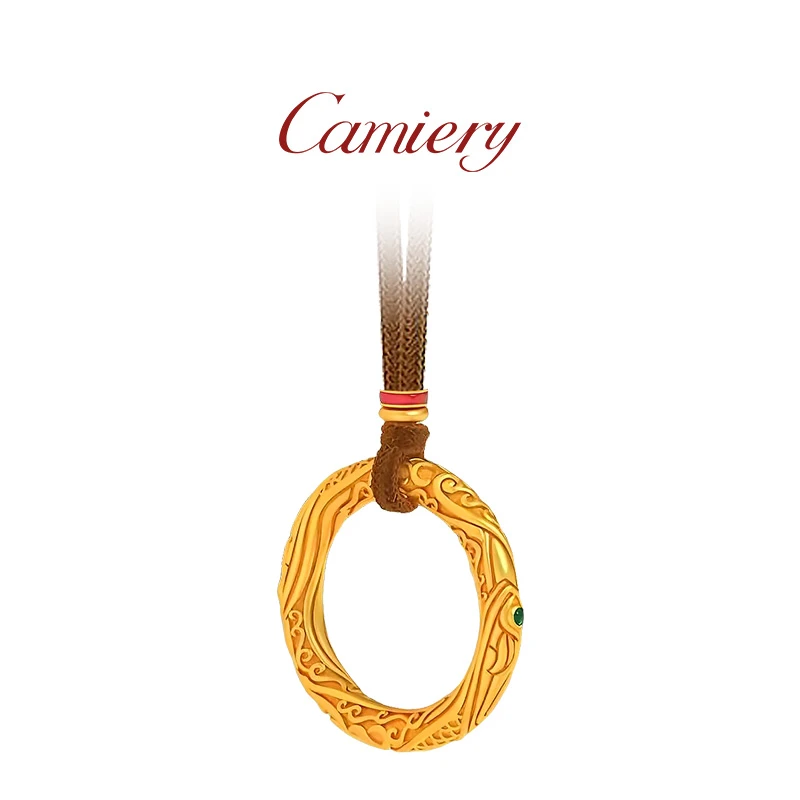 CAMIERY 新中式轻奢经典乾坤圈项链时尚百搭xx021