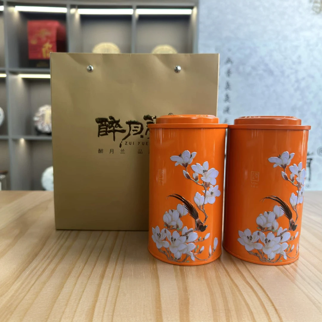 甄选茉莉飘雪125g*2 甄选茉莉花茶炒青绿茶节日送礼过年新年