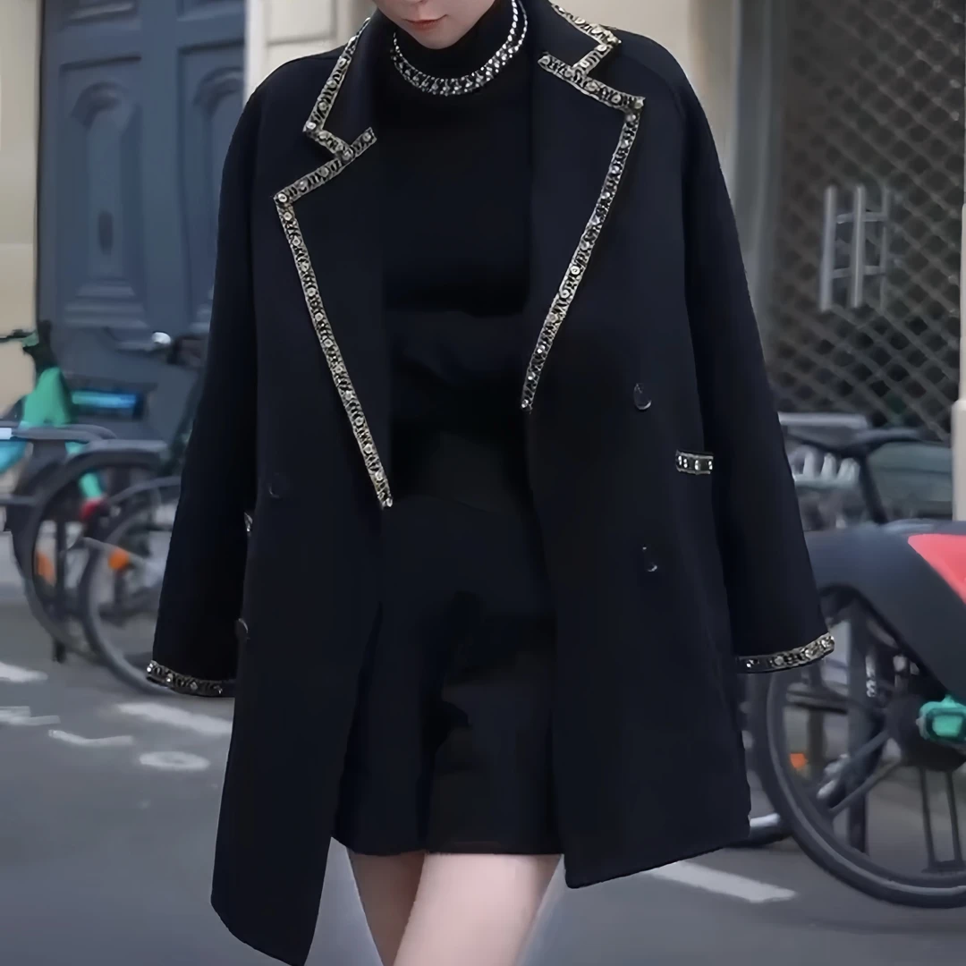 SEJI/瑟纪8.7【巴黎时装周】重工气质大衣