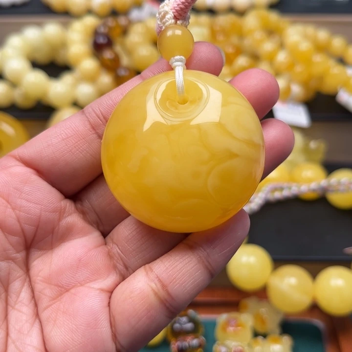 琥珀未镶嵌珠宝奇石M122号妖花公主扣