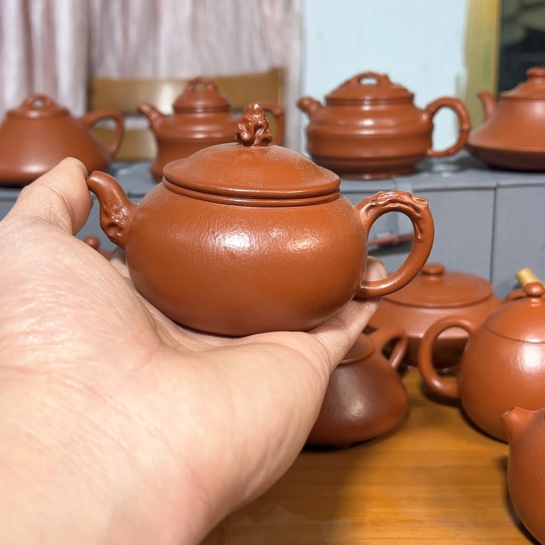 紫砂壶睡**。全手工制作太湖石