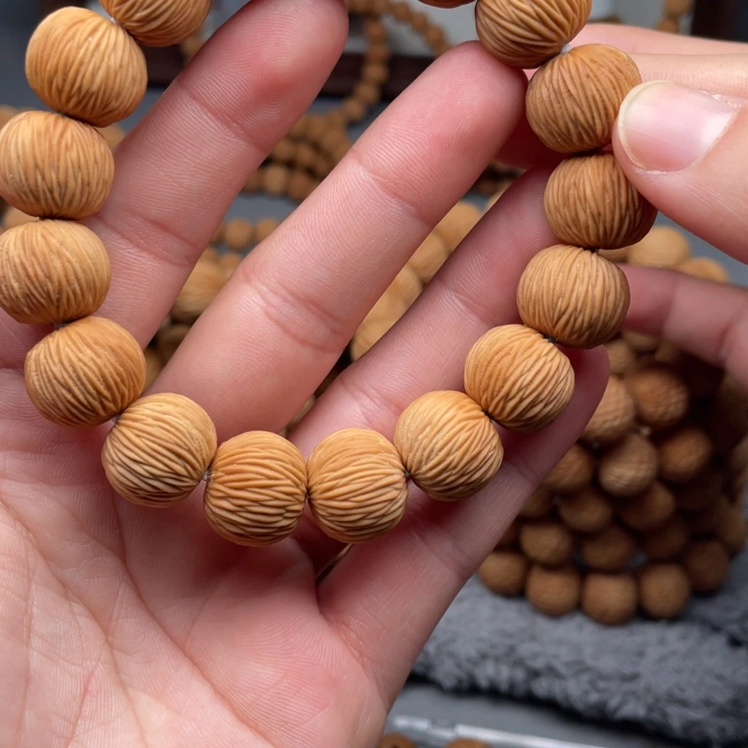 老***胡猴头核桃手串金丝