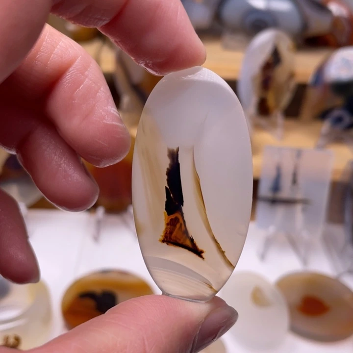 玛瑙/玉髓未镶嵌吊坠(不含链)