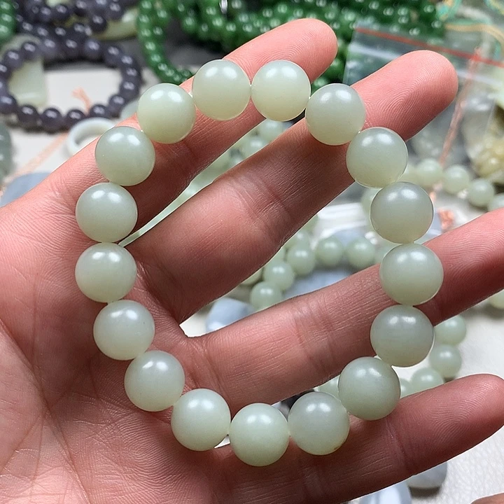 和田玉手链未镶嵌