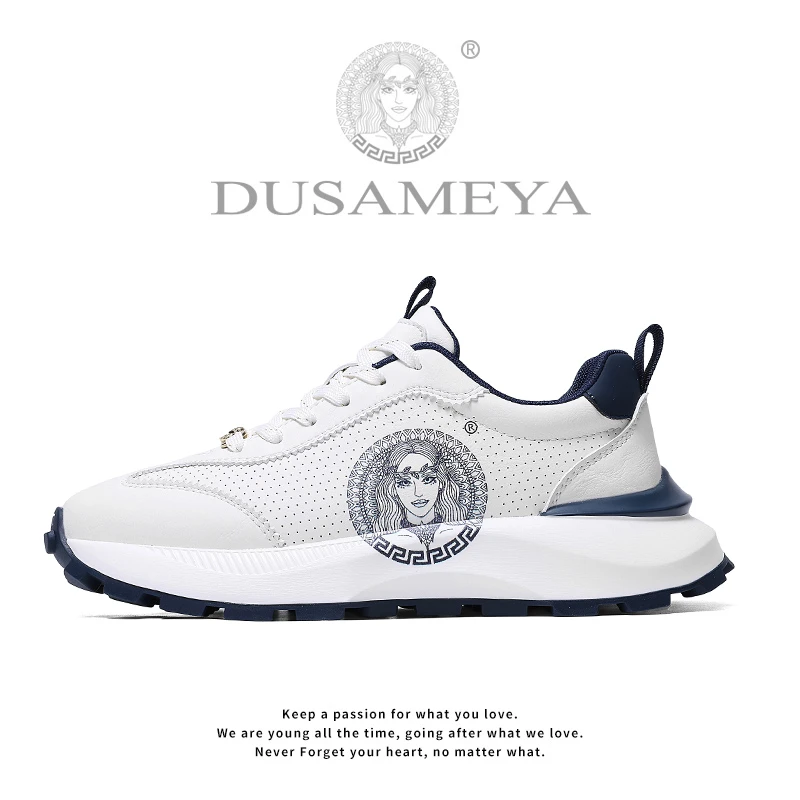 DUSAMEYA/杜莎米娅春夏新款高端奢品百搭时尚男鞋休闲运动鞋6722