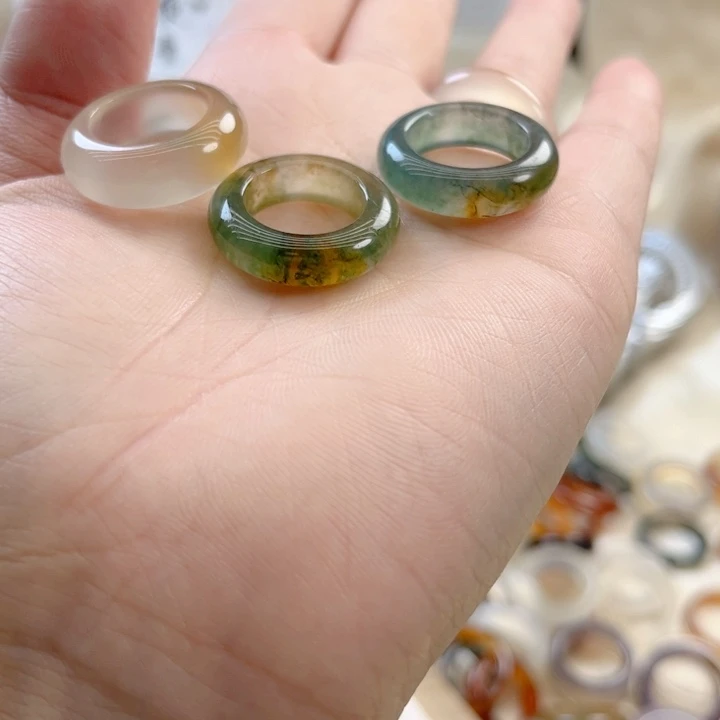 玛瑙/玉髓未镶嵌戒指66