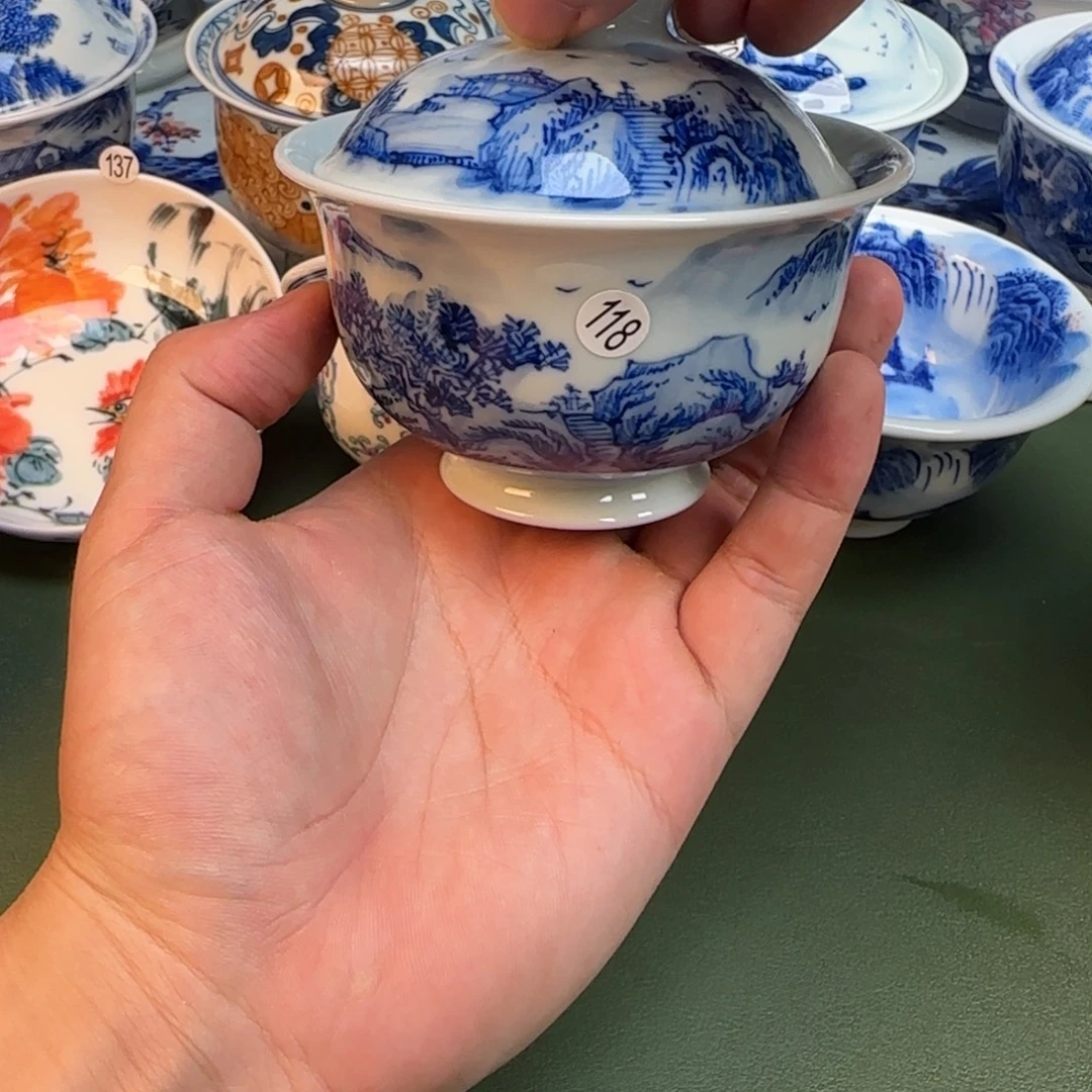 彦祖纯手工手绘茶具118