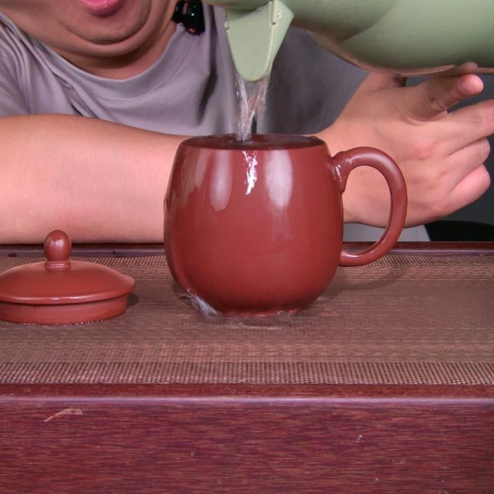 茶杯紫砂高货放漏