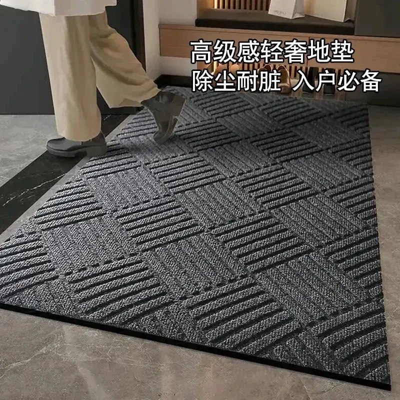 进门地垫入户门垫现代简约风室外蹭土吸水tpr酒店医院学校可裁剪