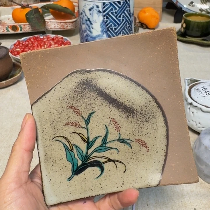 陶泥一个碟子好看的