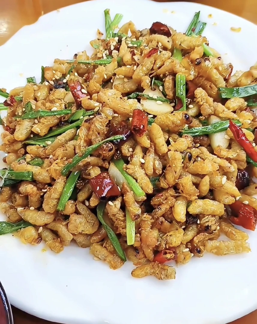 123级混合树蜂油炸蜂蛹新鲜纯菜籽油制作介意内脏慎拍【无老蜂】