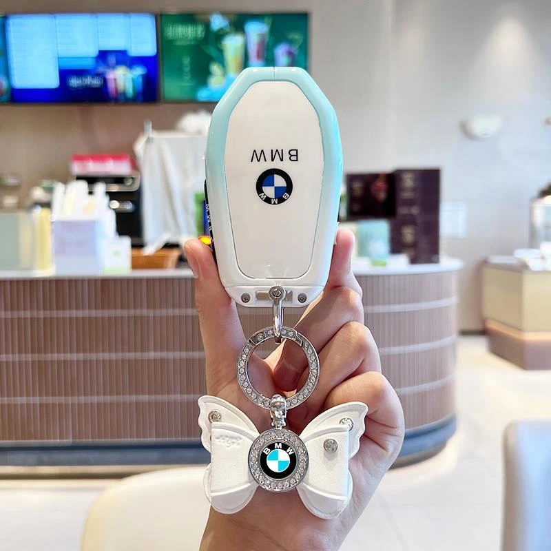 宝马液晶钥匙套7系6系GT5系630/730/530le触屏740车X5X6简约壳扣