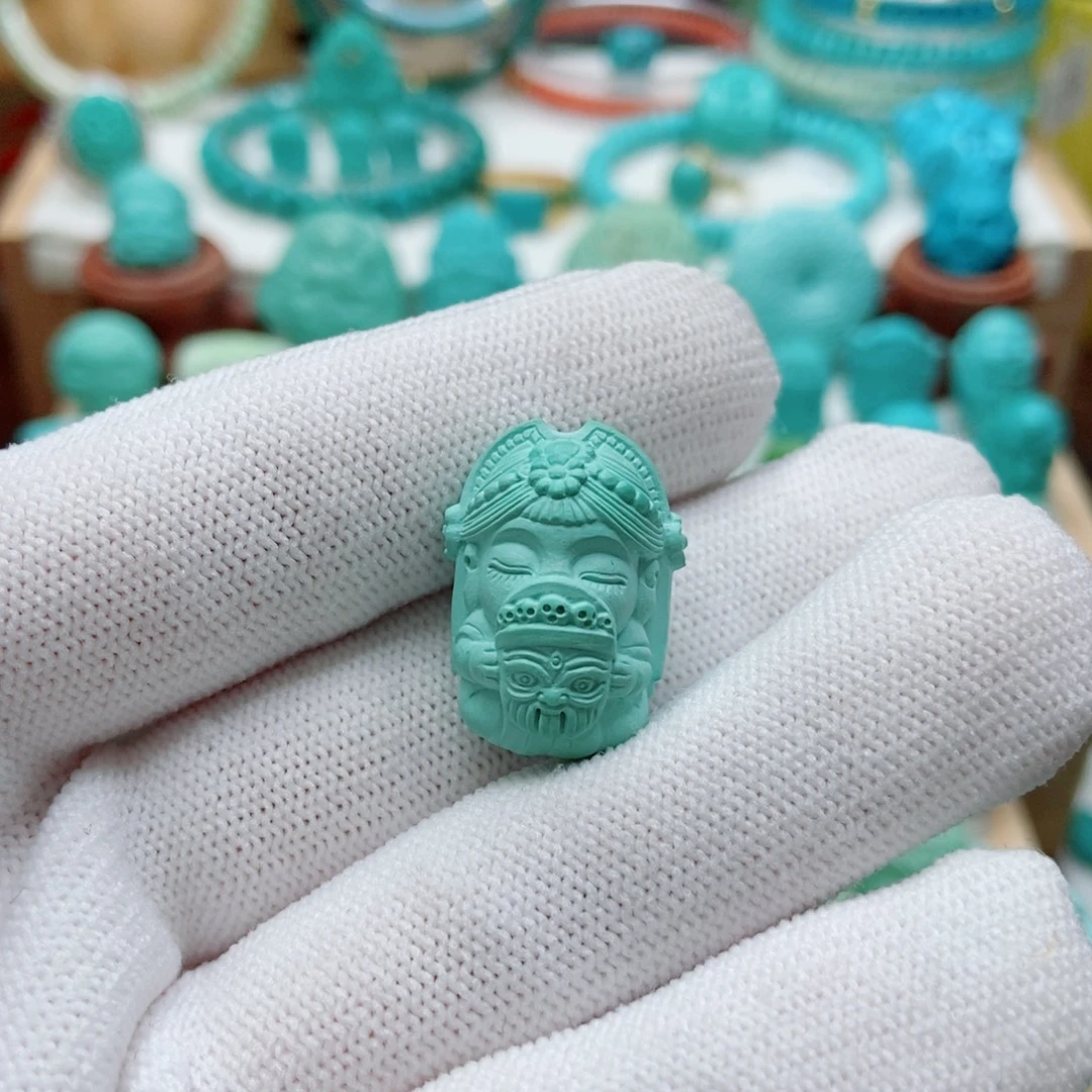 绿松石未镶嵌扎基拉姆