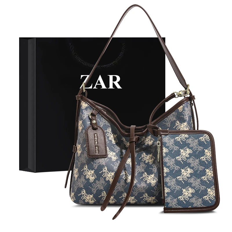 ZAR&RUILR/查瑞娜高级感托特包包女小众腋下包时尚大容量斜挎包