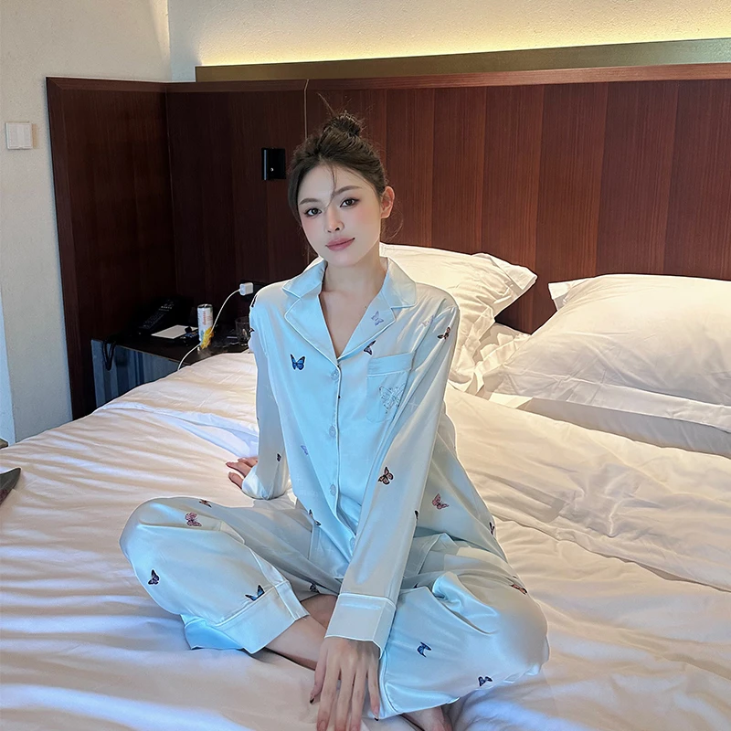 【SM渐变蝴蝶系列】小众设计轻奢潮牌睡衣家居服套装