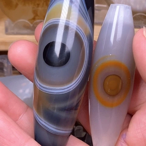海***洋玛瑙/玉髓吊坠(不含链)未镶嵌