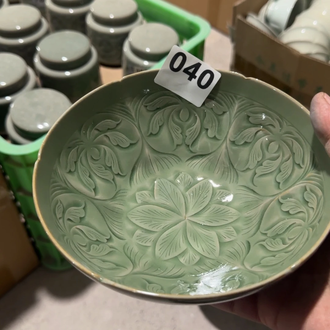 耀州窑手工碗瑕疵不退换