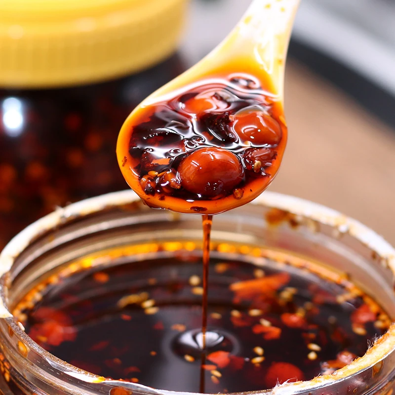 贵州油辣椒 遵义蒜香油辣椒 红油辣椒酱拌饭拌粉面凉拌菜