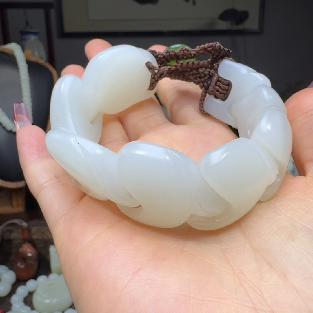 和田玉手串未镶嵌Ｘ