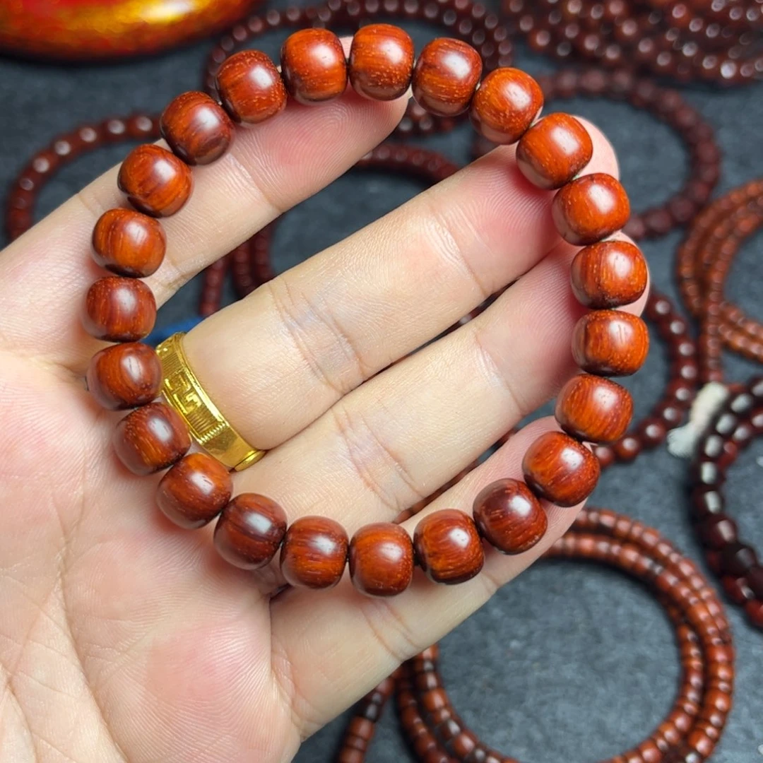 小叶紫檀手串/手链9×10精工小叶紫檀