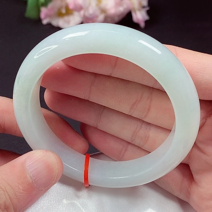 翡翠未镶嵌手镯61圈