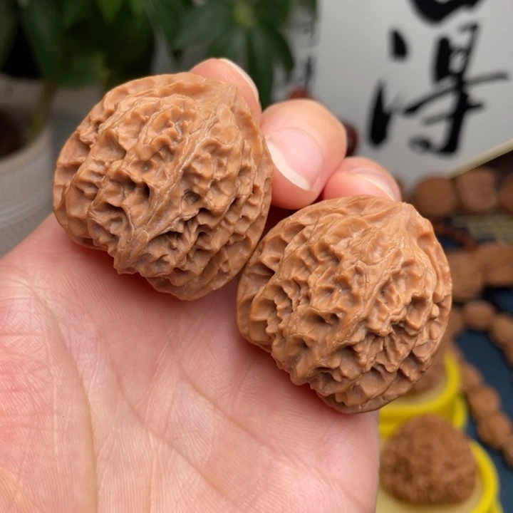 文玩核桃把件原装苹果园37
