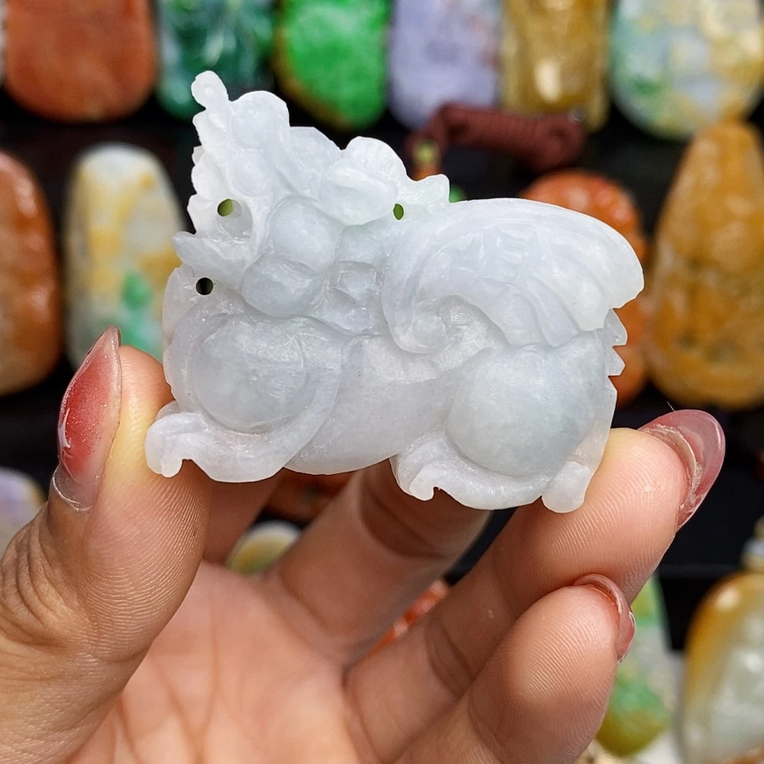 定制翡翠未镶嵌翡翠A货一物一证福利款