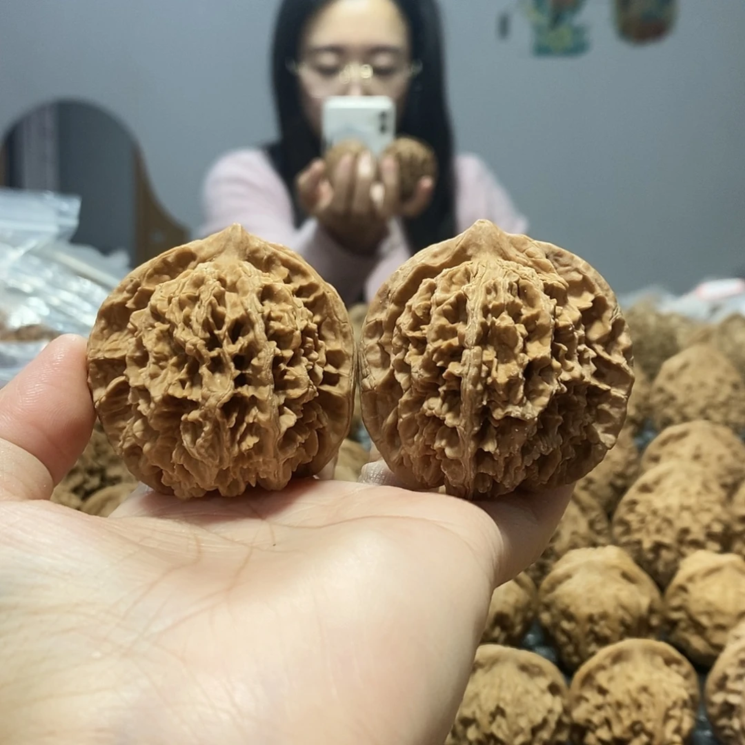 桃核吊坠 大花 48