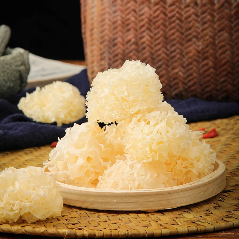 古田椴木小银耳干货甜糯口感出胶高可炖莲子羹