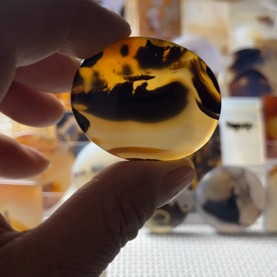 玛瑙/玉髓未镶嵌吊坠(不含链)