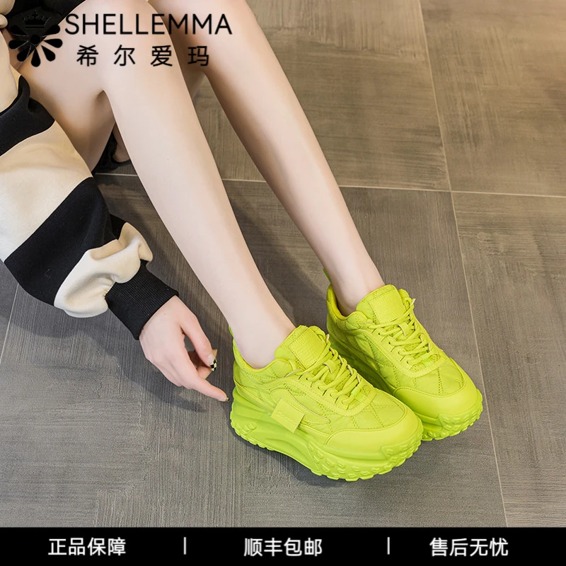 希尔爱玛女鞋厚底增高老爹鞋女夏季新款百搭韩版网红松糕时尚休闲
