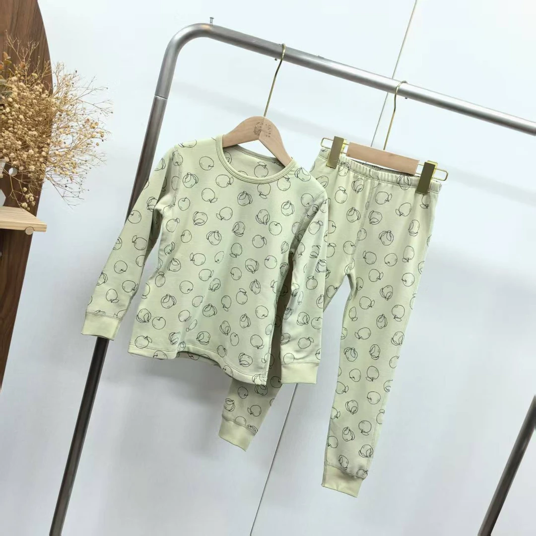【B201】苹果绿居家服