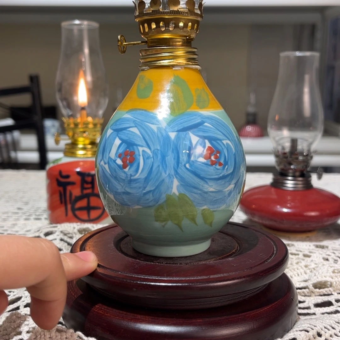 摆件景德镇陶瓷香薰灯