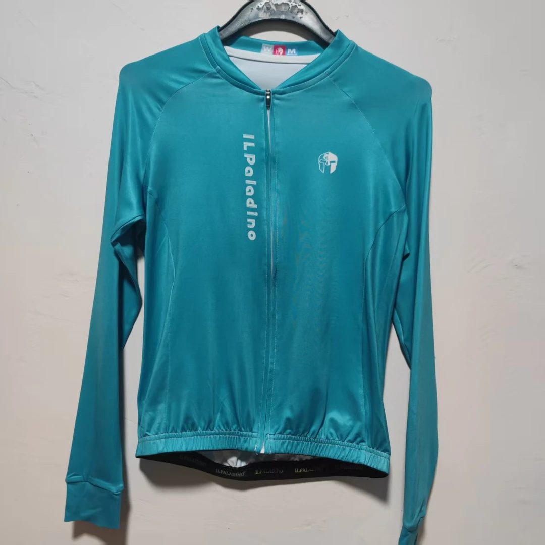 SQ 1336【莫兰迪色牛奶丝长袖女士 】ILPALADINO专业版骑行服高弹