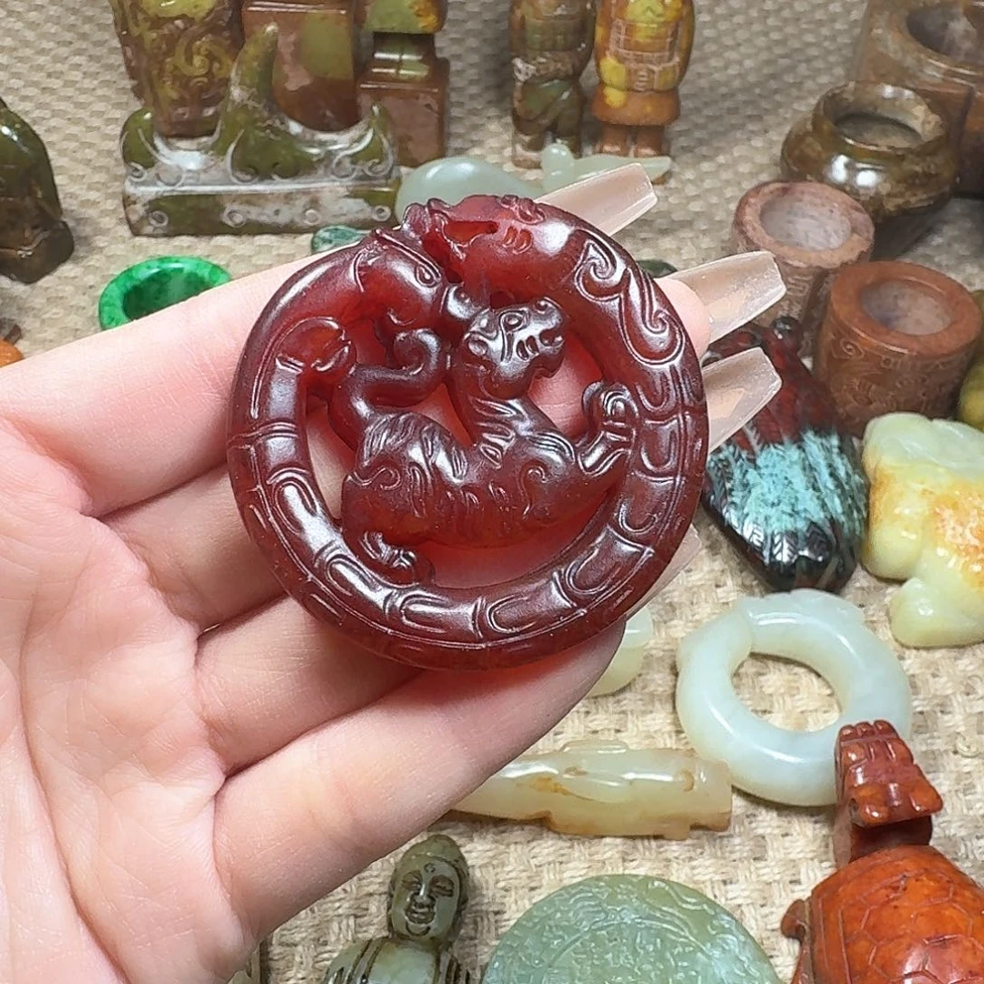 白玉菩提吊坠挂件