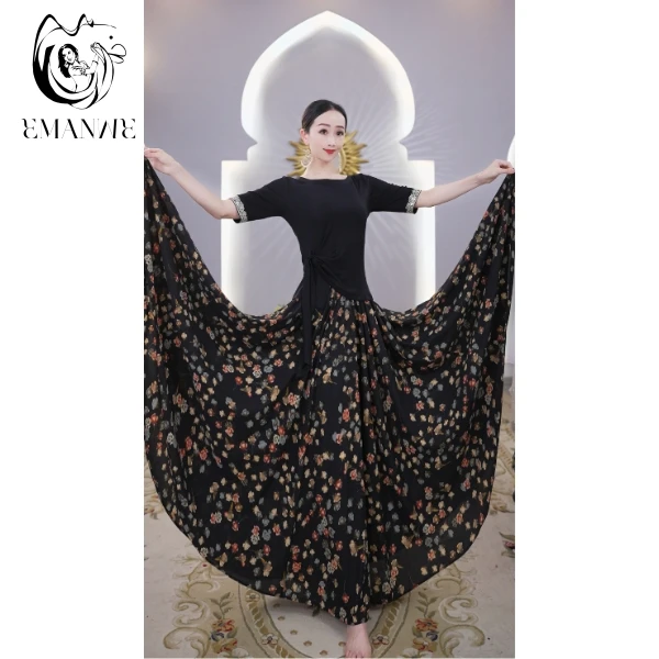 依曼之舞B6139异域风情印度舞民族风女新疆舞蹈服新款百搭半身裙