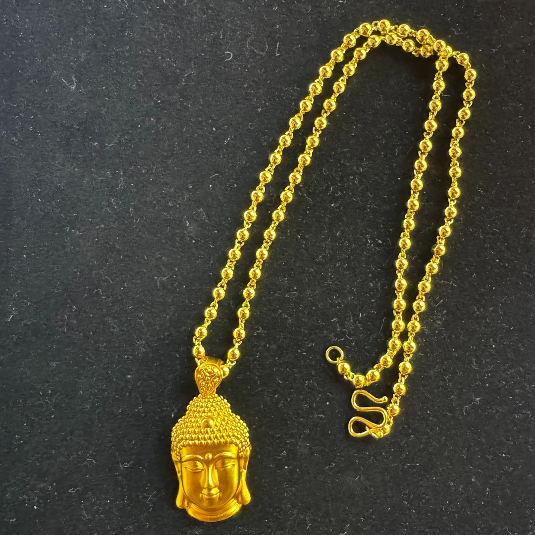 【活动专属】国朝新中式百搭精品佛头合金吊坠 赠链