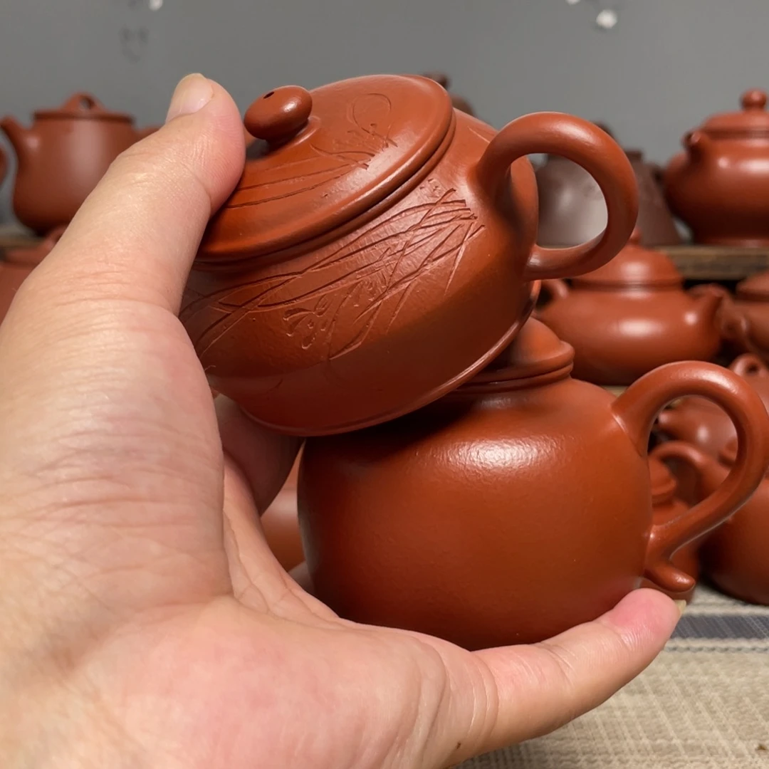 沉****茶壶紫砂曼殊圈钮
