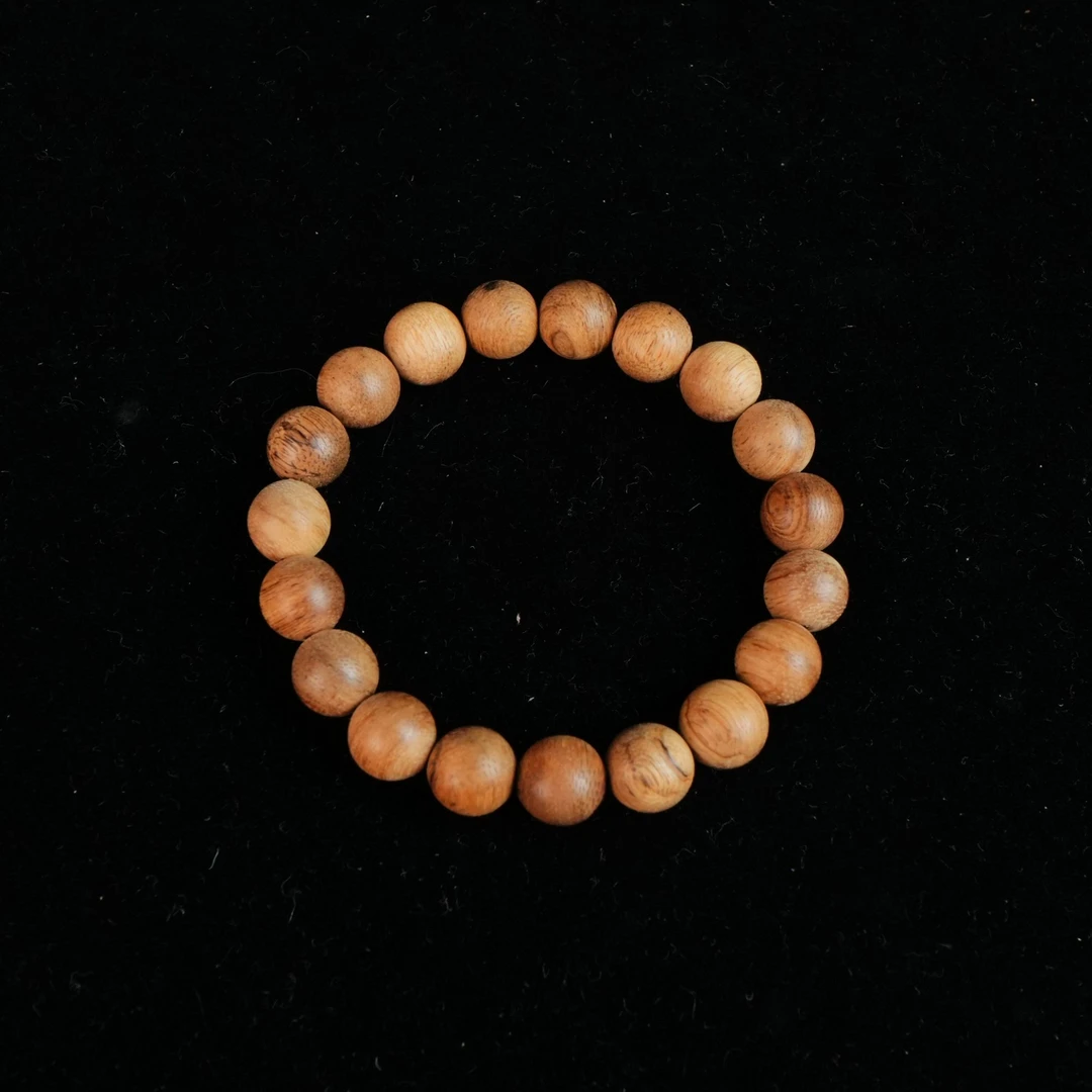 5005 文莱沉香软丝兰花结手串 1.0cm 4.71g