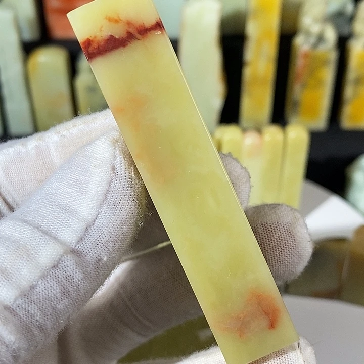 青田石青田封门红花