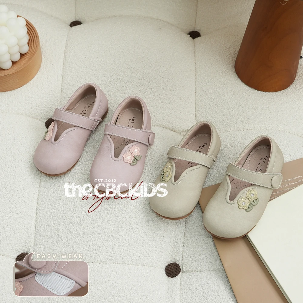 女童田园风小皮鞋公主童鞋柔软轻便儿童鞋时尚百搭 251019