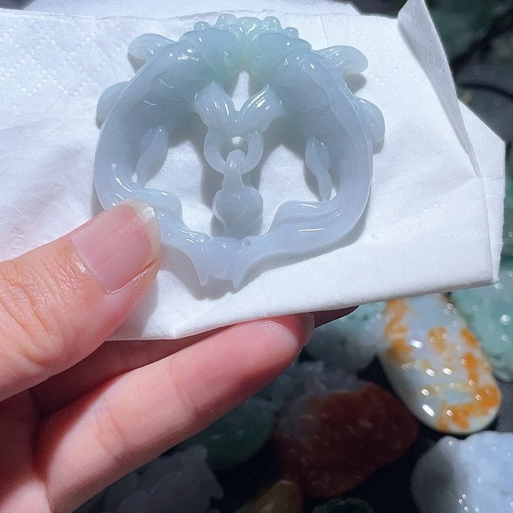 颈饰未镶嵌翡翠天