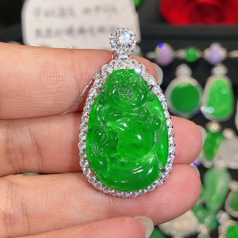 【闪购商品】颈饰未镶嵌翡翠天然翡翠