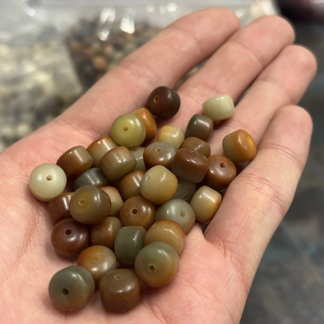 【闪购商品】白玉菩提吊坠z10/108颗敦煌金轮